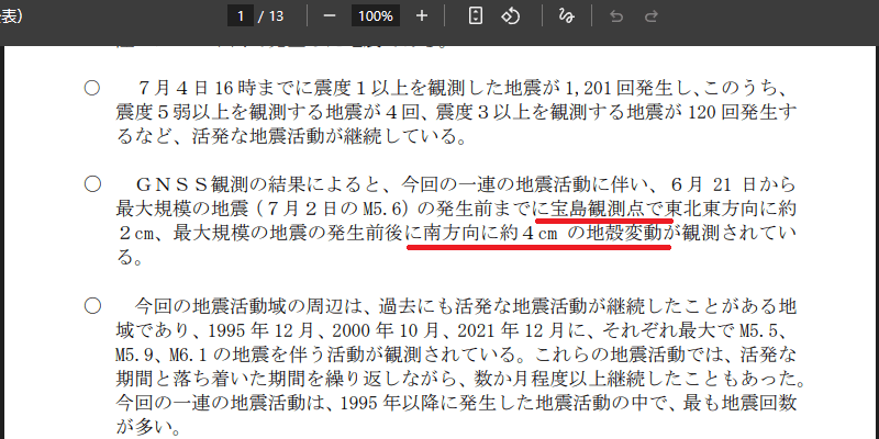地震調査委員会の報告